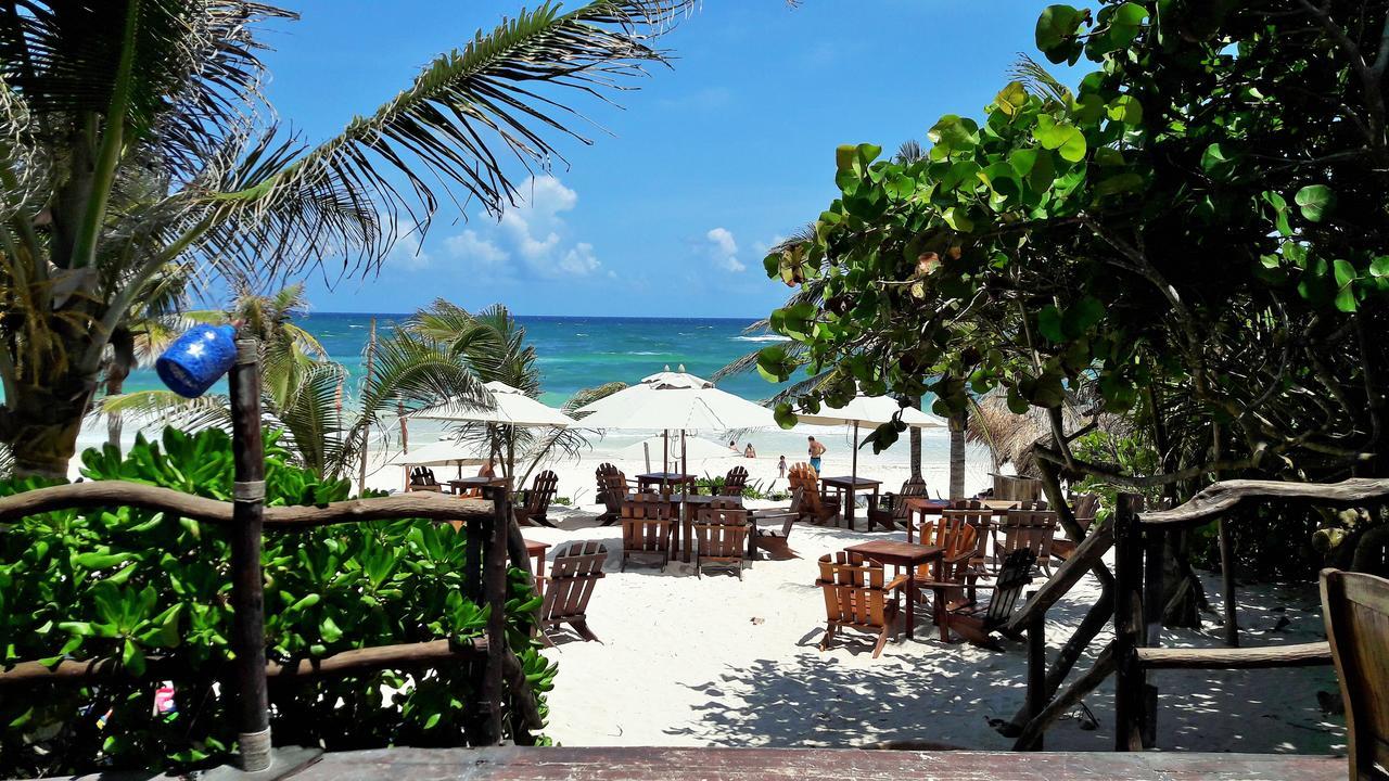 Cabanas La Luna Hotel Tulum Bagian luar foto