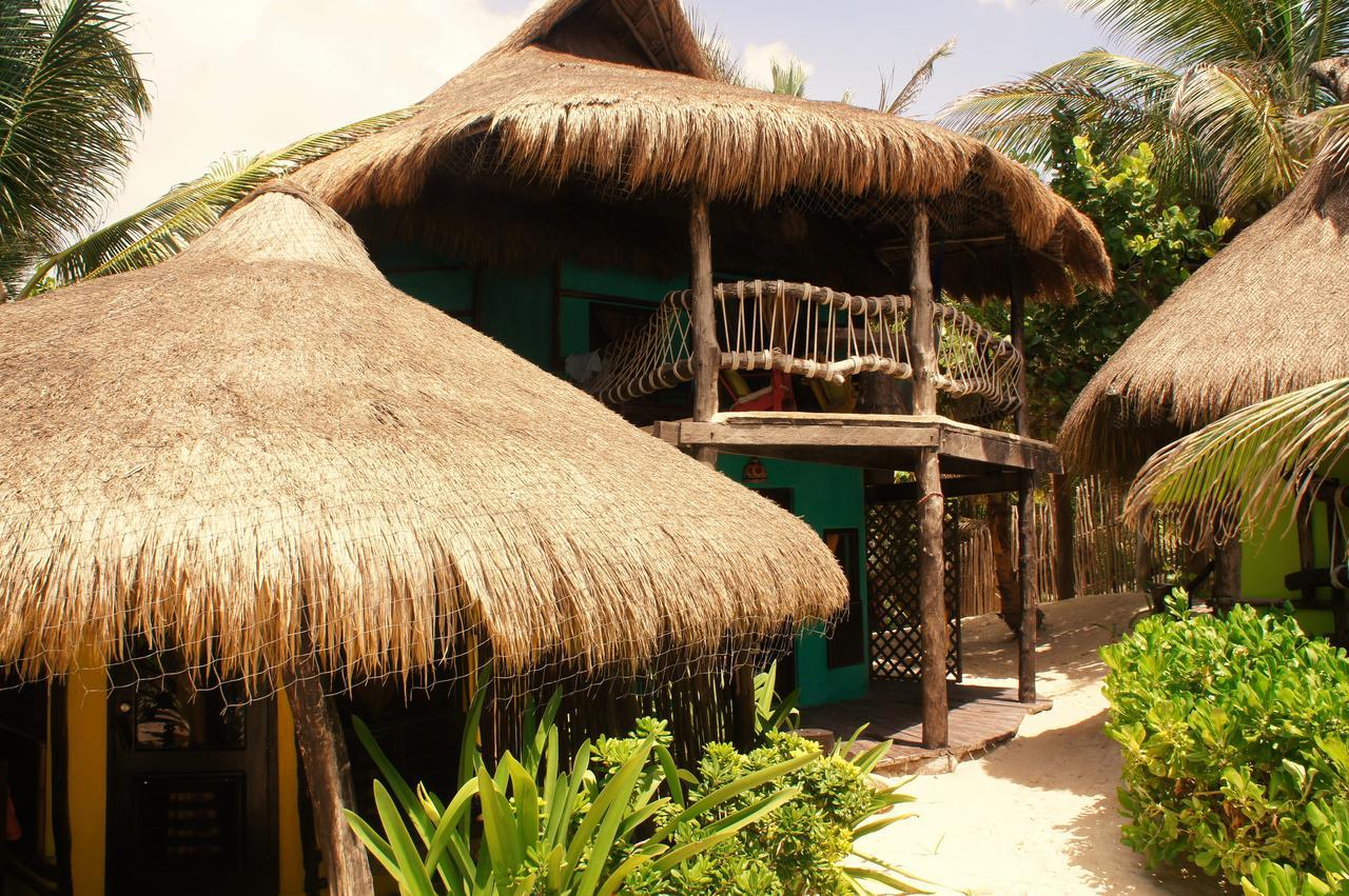 Cabanas La Luna Hotel Tulum Bagian luar foto