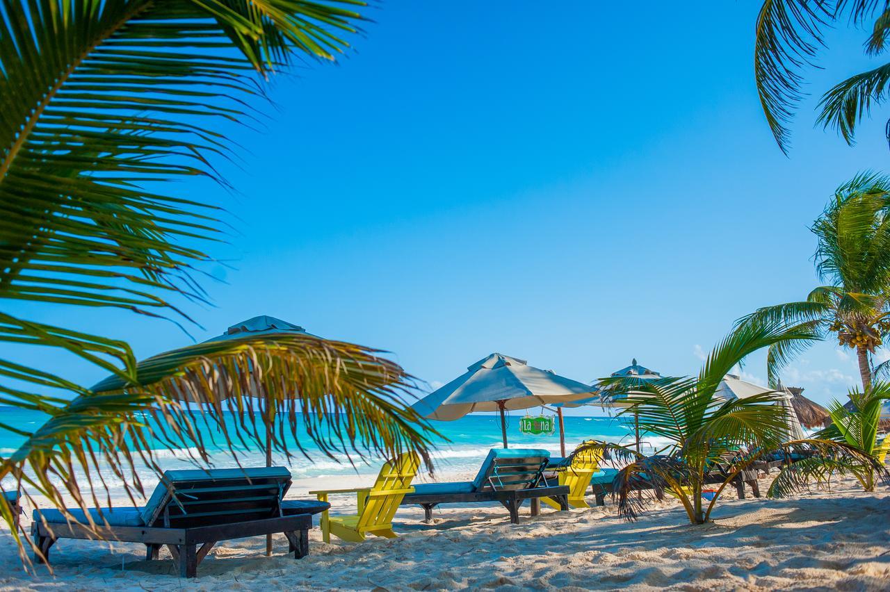 Cabanas La Luna Hotel Tulum Bagian luar foto