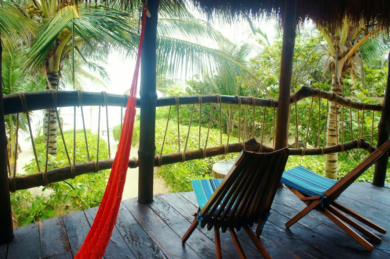 Cabanas La Luna Hotel Tulum Bagian luar foto