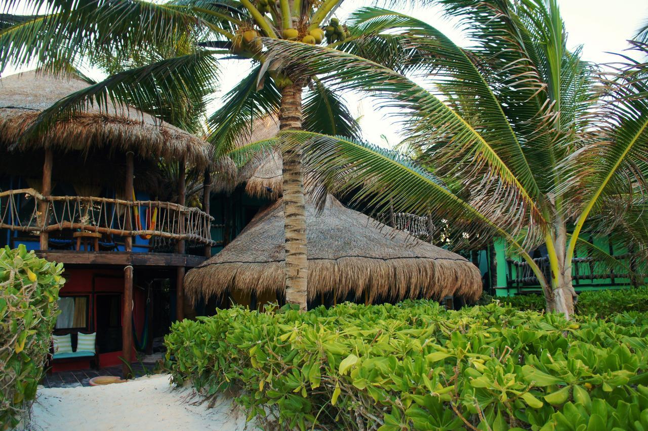 Cabanas La Luna Hotel Tulum Bagian luar foto